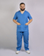 Conjunto Scrub Oxford Masculino Personalizado IDEAU - Azul Hospitalar - comprar online
