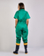 Macacão Feminino Personalizado - Verde Bandeira - Bini Vet - Vestuário Profissional Veterinário