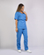 Conjunto Scrub Oxford Feminino Personalizado IDEAU - Azul Hospitalar na internet