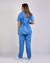 Conjunto Scrub Oxford Feminino Personalizado IDEAU - Azul Hospitalar - loja online