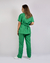 Conjunto Scrub Oxford Feminino Personalizado IDEAU - Verde Bandeira - loja online
