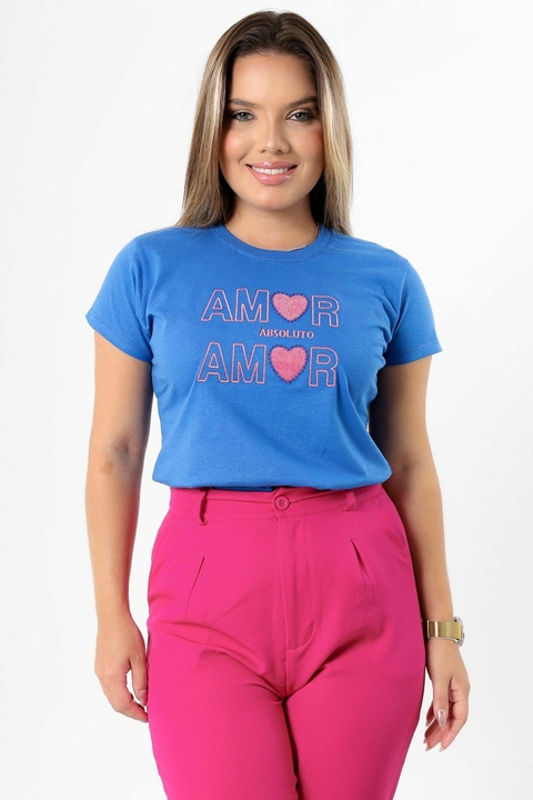 T-Shirt Amor Amor - Comprar em Click Elegance