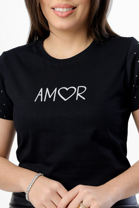 T-Shirt Amor Amor - Comprar em Click Elegance