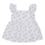 Vestido Bebê Cotton Baleia Estampado- Miniclo