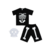 Fantasia Infantil Camiseta e Bermuda - Esqueleto