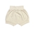 Shorts com cintura Pró-conforto - Bebê Habitué - Marfim