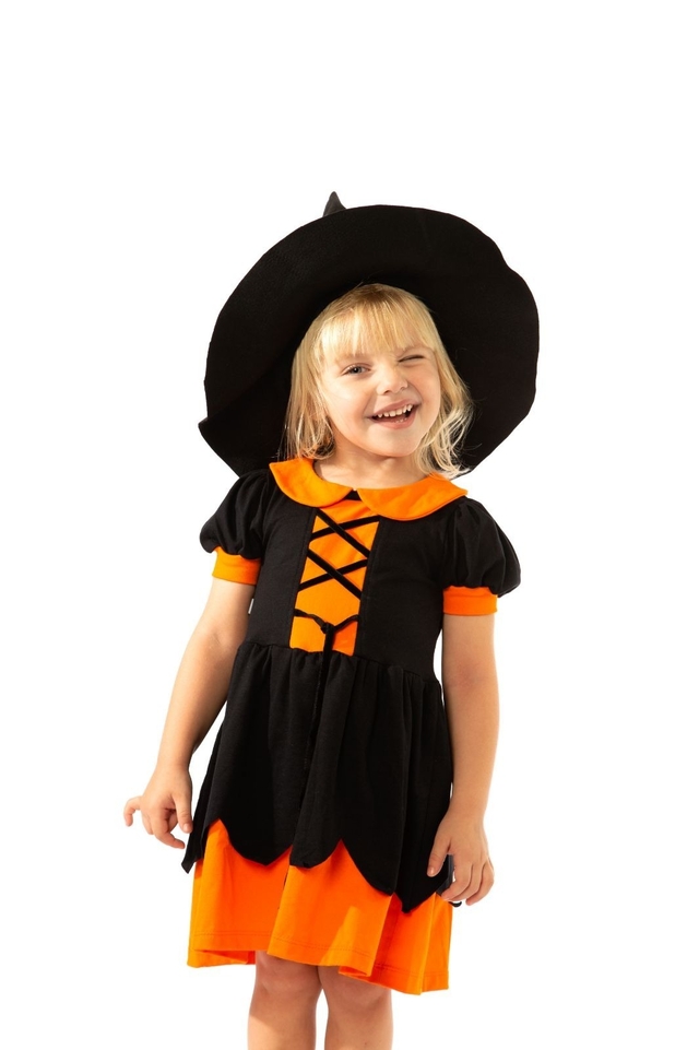 Fantasia Infantil - Bruxinha Halloween - Um Balalum