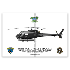 Helibrás AS-350 B2 ESQUILO, SESPDS, GAP, PR-YFF, Black