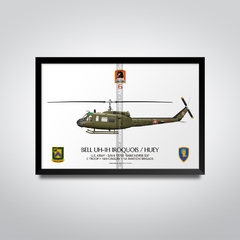 Bell UH-1H Iroquois / Huey , U.S. Army, S/N 617571 "Dark Horse Six" 16th Cavalry - comprar online