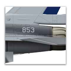 LOCKHEED MARTIN F-16C BLOCK 50 - FACH 853 - Art In Profiles | Posters, Livros e Ilustrações sobre Aviação