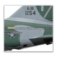 AMX INTERNACIONAL A-1B, FAB 5654, 3º/10º GAV - Art In Profiles | Pôsteres, Livros, Camisetas e Ilustrações sobre Aviação 