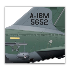 AMX INTERNACIONAL A-1BM, FAB 5652, 1º/16º GAV - Art In Profiles | Pôsteres, Livros, Camisetas e Ilustrações sobre Aviação 