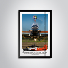 EMBRAER EMB-312 / T-27M • FAB 1418 • 1 EIA • POSTER COM FOTO VERTICAL - comprar online