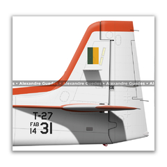 Imagem do Embraer T-27 Tucano, FAB 1431, AFA - Segunda Pintura