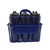Kit Porta Squeeze Azul com 6 Squeeze s/ logo azul marinho preto Rythmoon