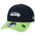 Boné 9FORTY Snapback Aba Curva NFL Seattle Seahawks New Era