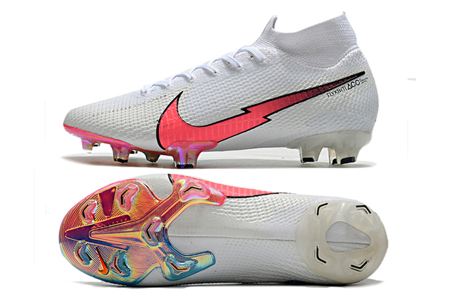 Nike Mercurial Superfly 7 Elite Flash Crimson - Branco, Rosa