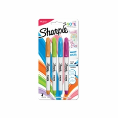 RESALTADOR SHARPIE NOTE X 4 2132980