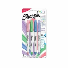 RESALTADOR SHARPIE NOTE X 4 PASTEL 2133102