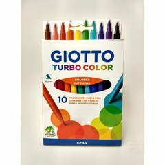 MARCADORES GIOTTO TURBO COLOR X 10