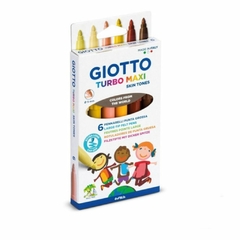 MARCADORES GIOTTO TURBO MAXI SKINTONES X 6