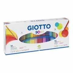 SET GIOTTO 90 PIEZAS ( 50 LAPICES STILNOVO / 40 MARCADORES TURBO COLOR