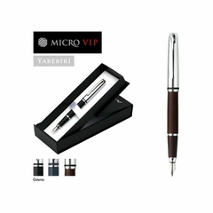 BOLIGRAFO MICRO VIP YABEBIRI MARRON/METAL