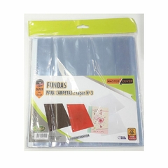 FUNDA P/CARPETA N°3 2 TAPAS PVC 2626