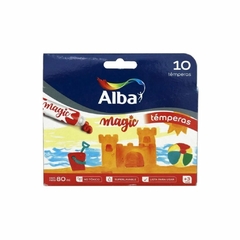 TEMPERA ALBAMAGIC MAX ESCOLAR X8ML X 10 SURTIDO