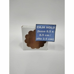 CAJA HOLD (base 8.5 x 8.5 cm / alto 2.5 cm)