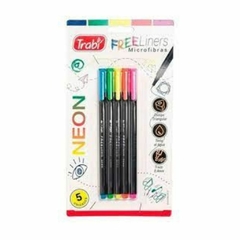 MARCADOR MICROFIBRA X5 FREE LINER FLUO TRABI