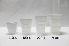 VASOS PLASTICOS BLANCOS X UNIDAD - comprar online