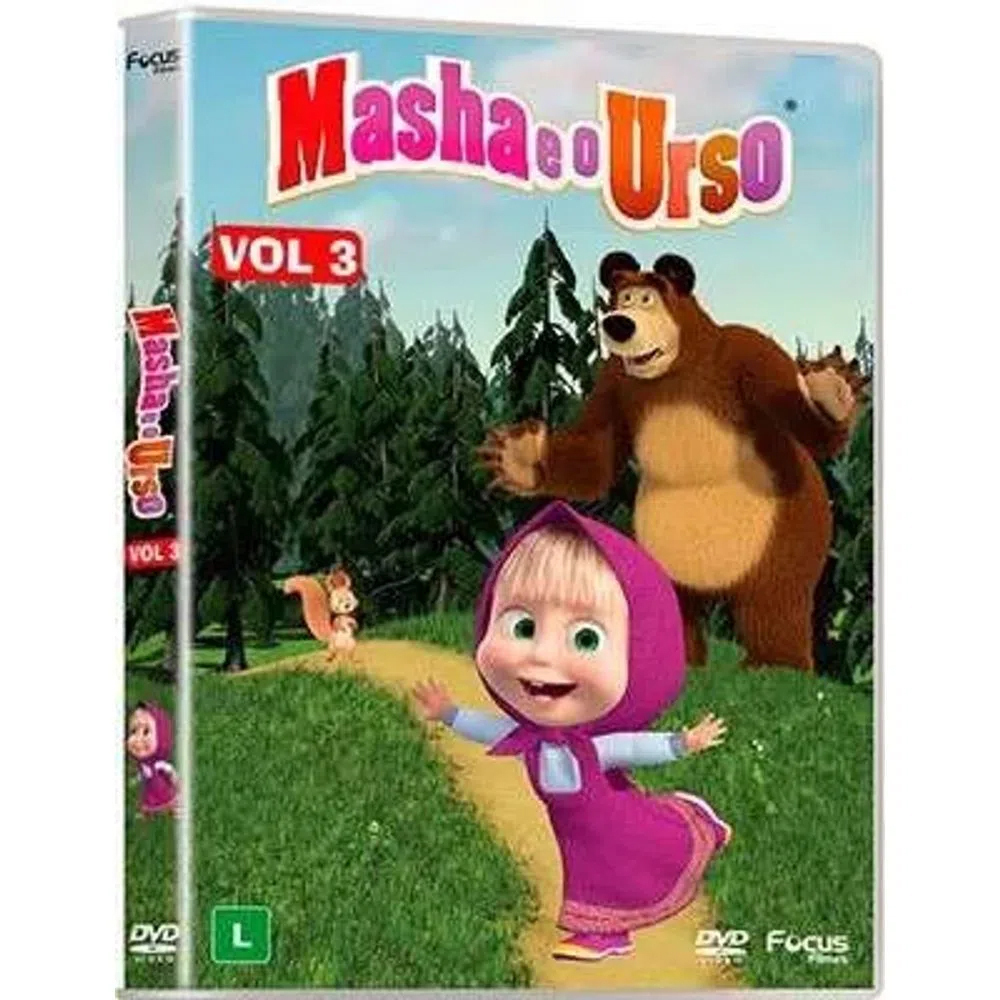 Filme Coleção Masha e Urso 7 Em 1 Infantil