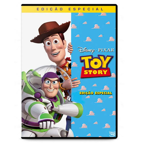 Coleção com 5 Filmes Infantis em Dvd Toy Story e Monstros Sa