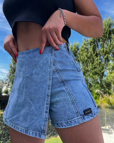 SHORT POLLERA SAILOR BLUE