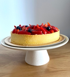 Tarta de frutillas con pastelera en internet