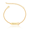 Pulseira Infantil com plaquinha