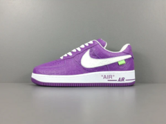 NIKE AIR FORCE LOUIS VUITTON PURPLE