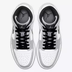 NIKE AIR JORDAN 1 MID LIGHT SMOKE GREY - IMPORTADO SNEAKERS