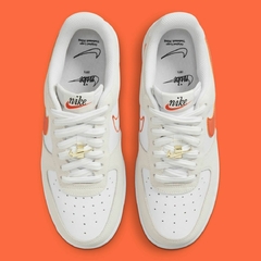 NIKE AIR FORCE ORANGE SWOOSH - IMPORTADO SNEAKERS