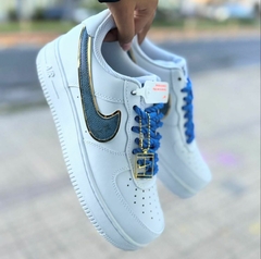 NIKE AIR FORCE LOUIS VUITTON BLUE