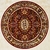 RAYZA rug Marbella Elite BS Classico 1603-6 Redondo 200 cm