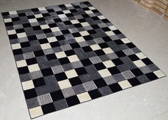 Alfombra para la habitacion RAYZA Marbella Nuance Miracle Pathwork Black 150x200 cm - comprar online