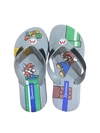 Sandália de dedo Super Mario Infantil Cinza