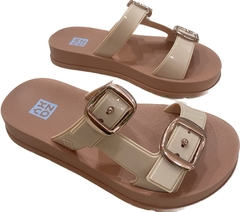 Slide Zaxy Flash Infantil Nude Claro