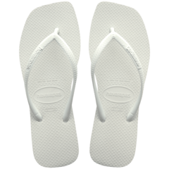 Chinelo Havaianas Slim Square Branco