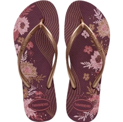 Chinelo Havaianas Slim Organic Terra Roxa