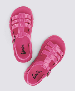 Sandália Grendene Kids Barbie Land Rosa Fluor - Store Sandalias