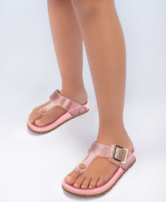 Sandália de dedo Grendene Kids Barbie Look Rosa claro - comprar online