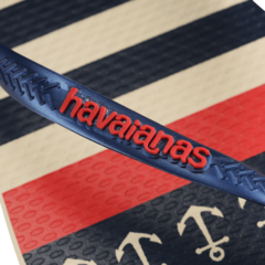 Imagem do Havaianas Slim nautical bege palha marinho